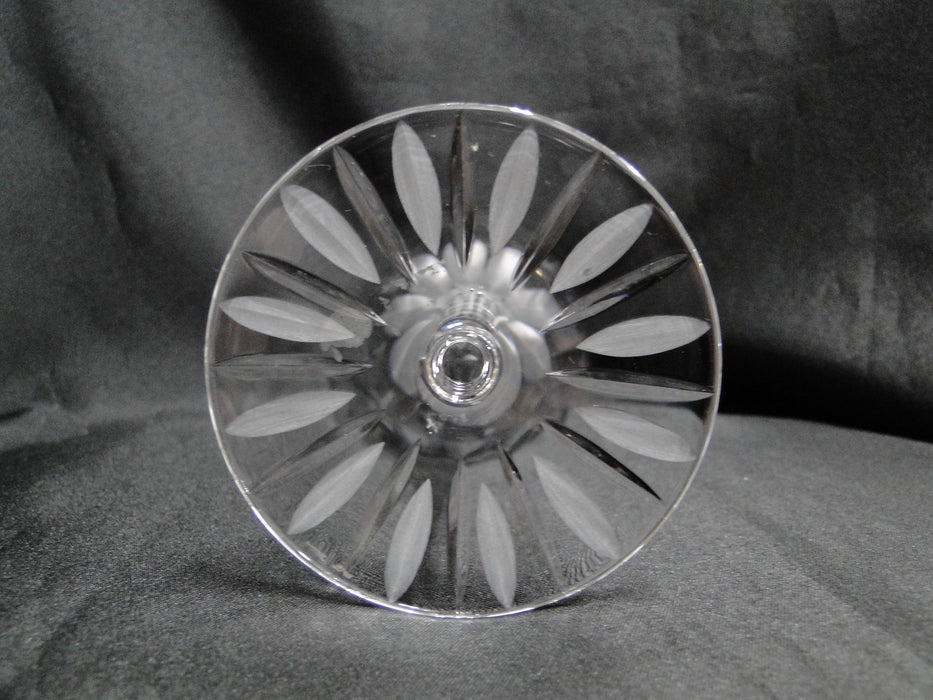 Crystal Clear Industries Linear Frost: Water or Wine Goblet (s), 8 1/8" Tall