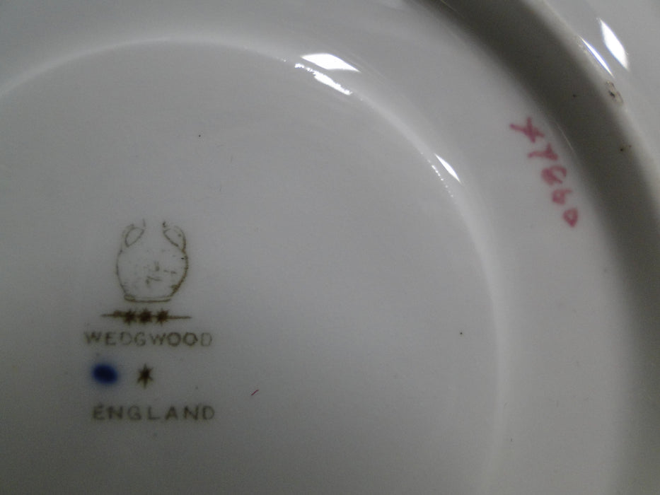 Wedgwood X7860, White Laurel on Cobalt w/ Gold: 5 1/2" Saucer (s) Only