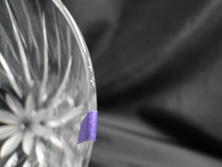 Crystal Clear Industries Linear Frost: Water or Wine Goblet, 8 1/8" Tall, Flaw