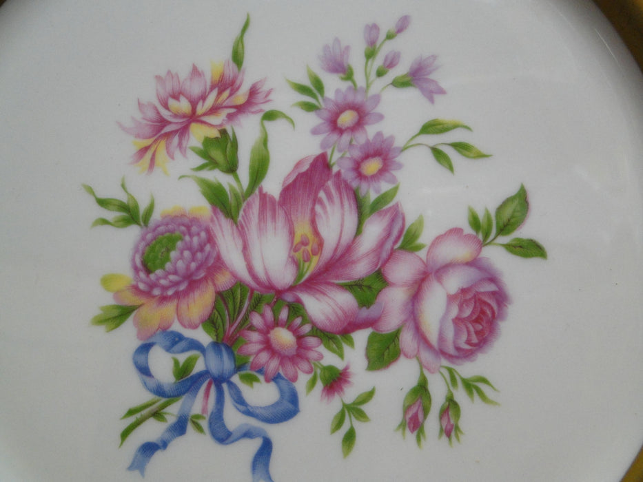 Haviland (New York) Kenmore, Floral w/ Gold Trim: Oval Serving Platter, 16 1/4"