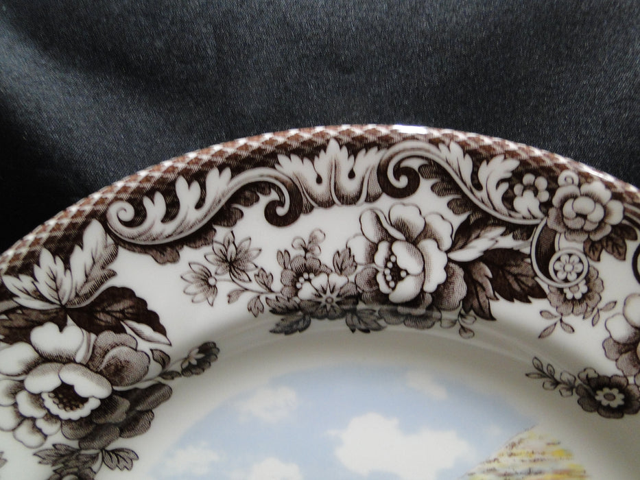 Spode Woodland Horses American Quarter, England: NEW Dinner Plate 10 1/2", Box