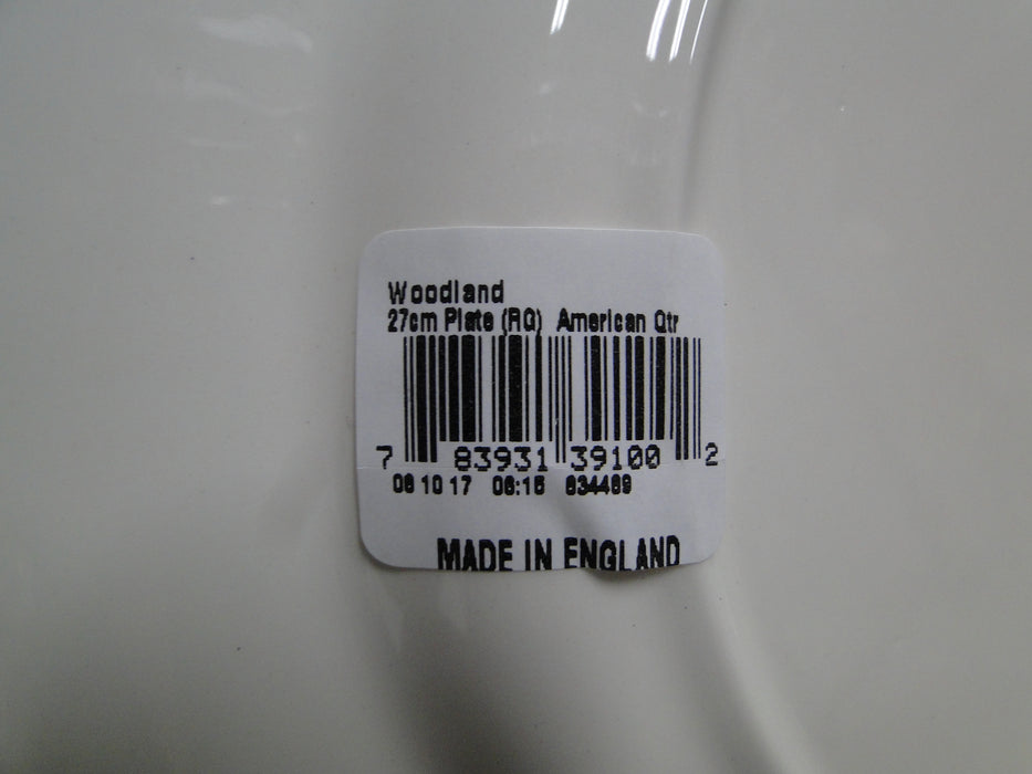 Spode Woodland Horses American Quarter, England: NEW Dinner Plate 10 1/2", Box