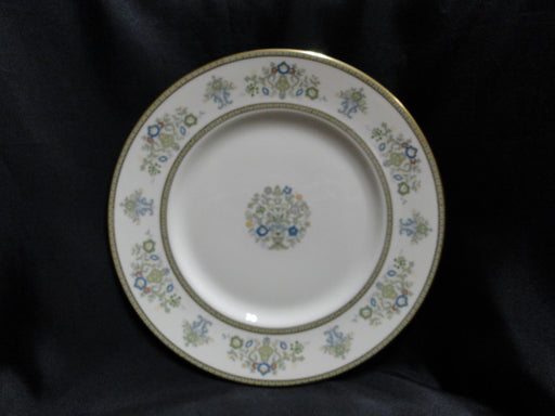 Minton Henley, Green & Blue Flowers & Scrolls: Dinner Plate (s), 10 3/4"