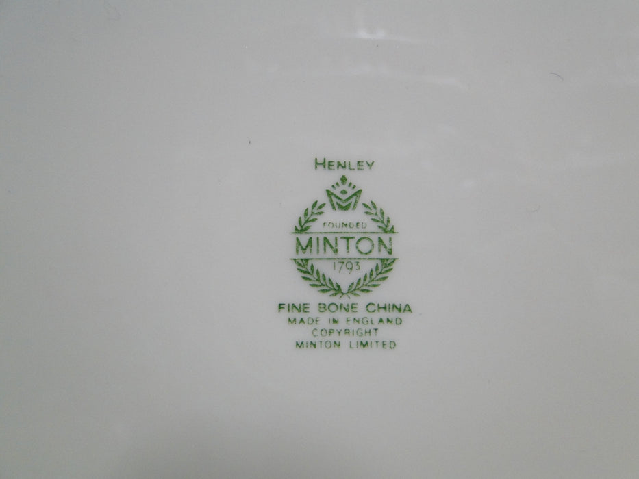 Minton Henley, Green & Blue Flowers & Scrolls: Dinner Plate (s), 10 3/4"