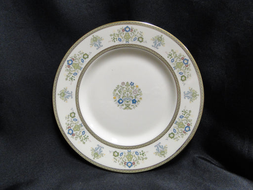 Minton Henley, Green & Blue Flowers & Scrolls: Salad Plate (s), 8 1/8"