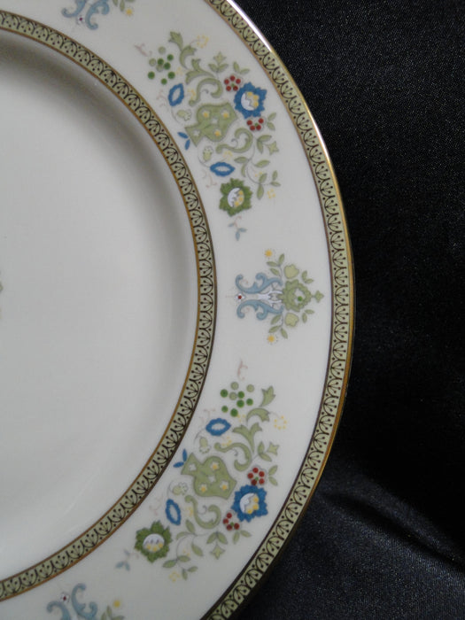 Minton Henley, Green & Blue Flowers & Scrolls: Salad Plate (s), 8 1/8"