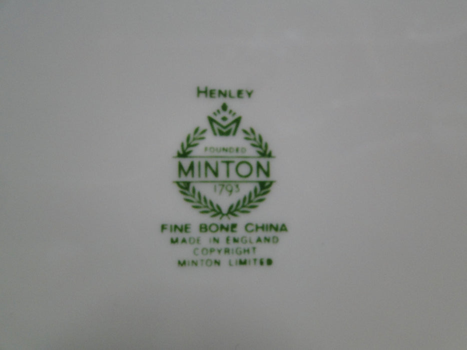 Minton Henley, Green & Blue Flowers & Scrolls: Salad Plate (s), 8 1/8"