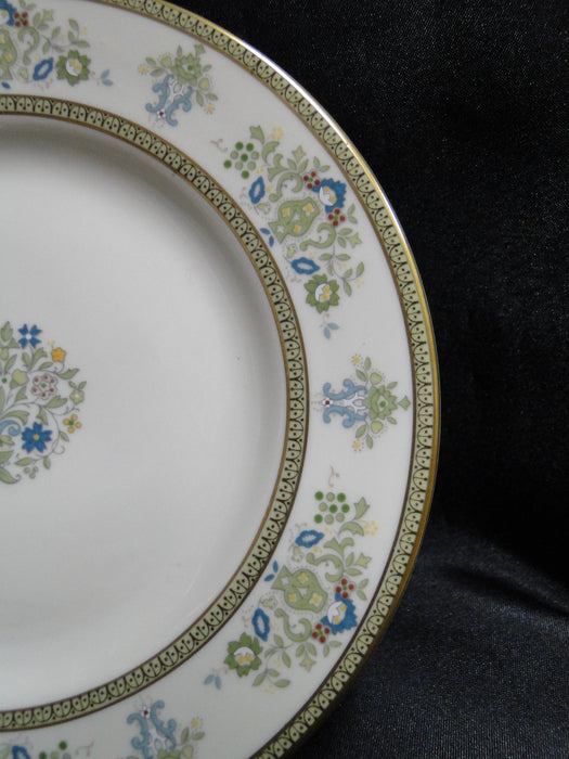 Minton Henley, Green & Blue Flowers & Scrolls: Bread Plate (s), 6 5/8"