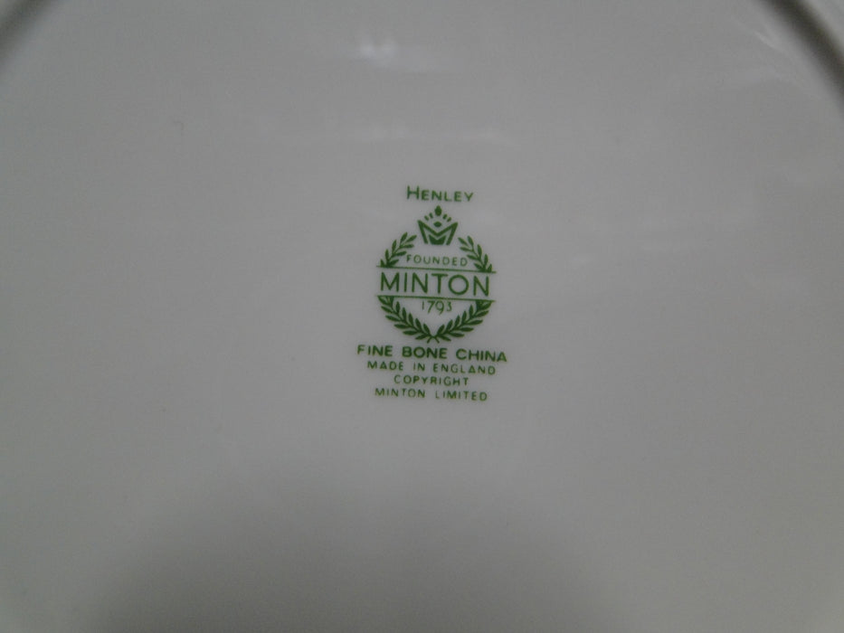 Minton Henley, Green & Blue Flowers & Scrolls: Bread Plate (s), 6 5/8"