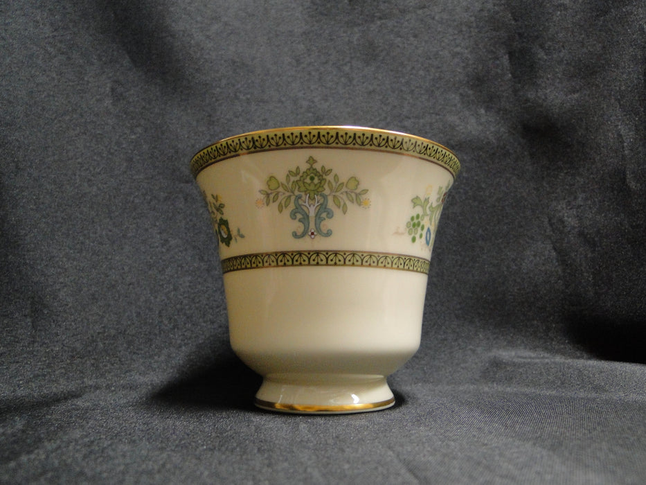 Minton Henley, Green & Blue Flowers & Scrolls: Cup & Saucer Set (s), 3" Tall
