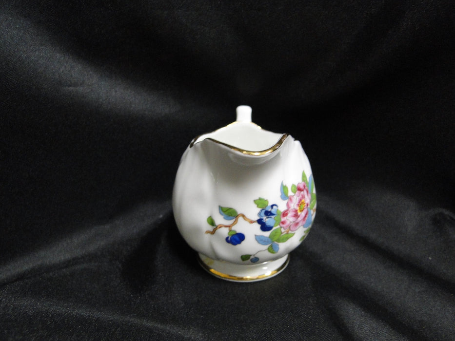 Aynsley Pembroke, Bird & Florals: Mini Creamer, 2 5/8 Tall, White Thumb Rest