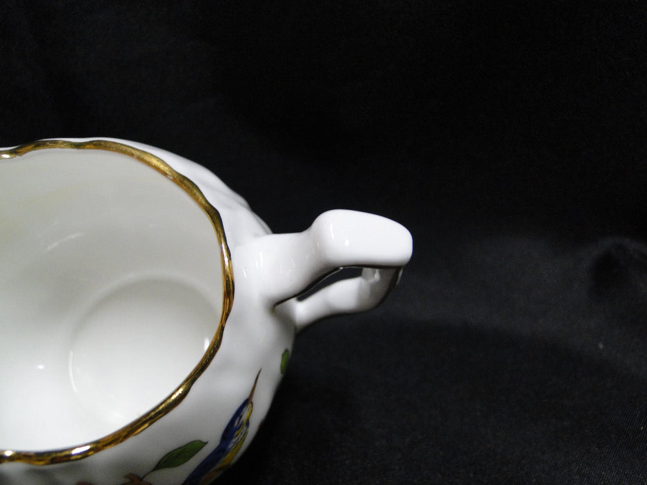 Aynsley Pembroke, Bird & Florals: Mini Creamer, 2 5/8 Tall, White Thumb Rest