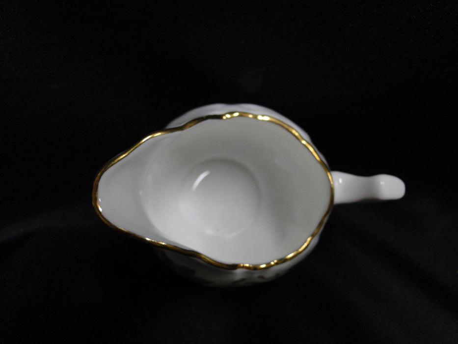 Aynsley Pembroke, Bird & Florals: Mini Creamer, 2 5/8 Tall, White Thumb Rest