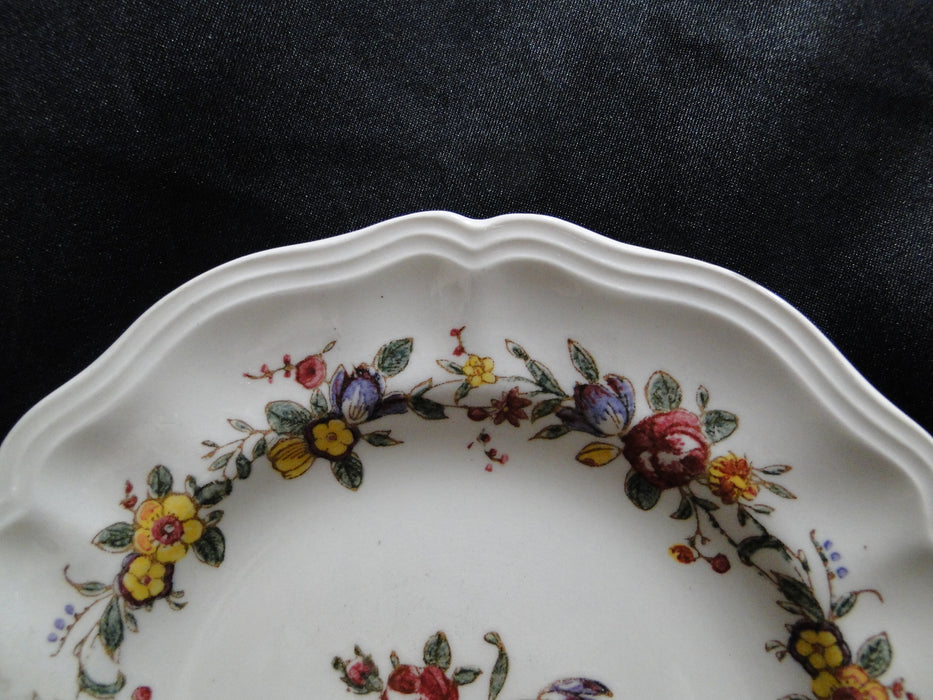 Royal Doulton Leighton, Florals, Red Ribbon: Bread Plate (s), 6 1/2"