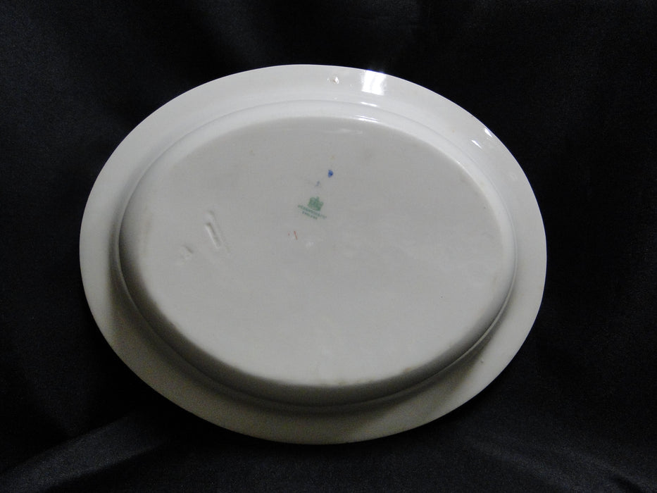 Wedgwood Pembroke, Blue Band, Ivory: Oval Serving Bowl, 10 1/2" x 8 5/8"