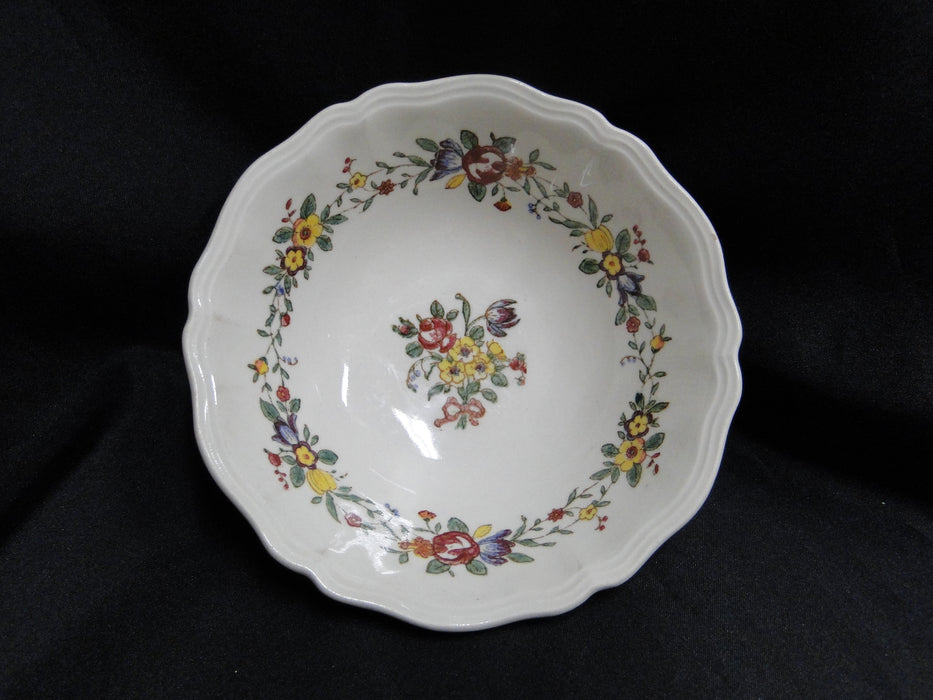 Royal Doulton Leighton, Florals, Red Ribbon: Cereal Bowl (s), 6", As Is