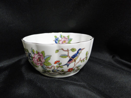 Aynsley Pembroke, Bird & Florals: Var-i-ete Bowl / Open Sugar Bowl, 4" x 2" Tall