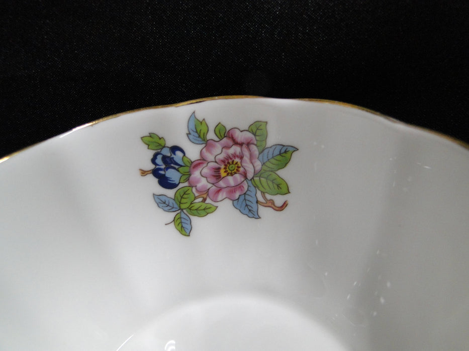 Aynsley Pembroke, Bird & Florals: "Variete" Bowl / Open Sugar Bowl, 4" x 2" Tall