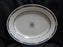 Wedgwood Pembroke, Blue Band, Ivory: Oval Serving Platter, 14" x 11 1/4"