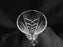 Waterford Crystal, Fan & "X" Cuts: Flower Vase, 7" Tall