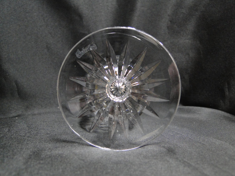 Waterford Crystal, Fan & "X" Cuts: Flower Vase, 7" Tall