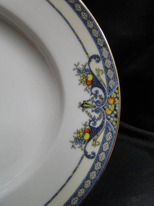 Noritake Winona, Blue Cornucopias, Fruit: Oval Serving Platter, 11 1/2"