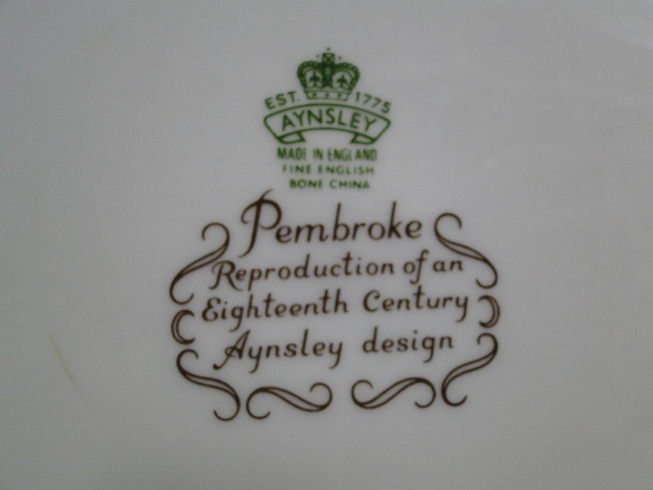 Aynsley Pembroke, Bird & Florals: Round Scalloped Cake Plate, 10 1/4"