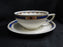 Wedgwood Pembroke, Blue Band, Ivory: Cup & Saucer Set (s), 1 7/8"