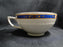 Wedgwood Pembroke, Blue Band, Ivory: Cup & Saucer Set (s), 1 7/8"