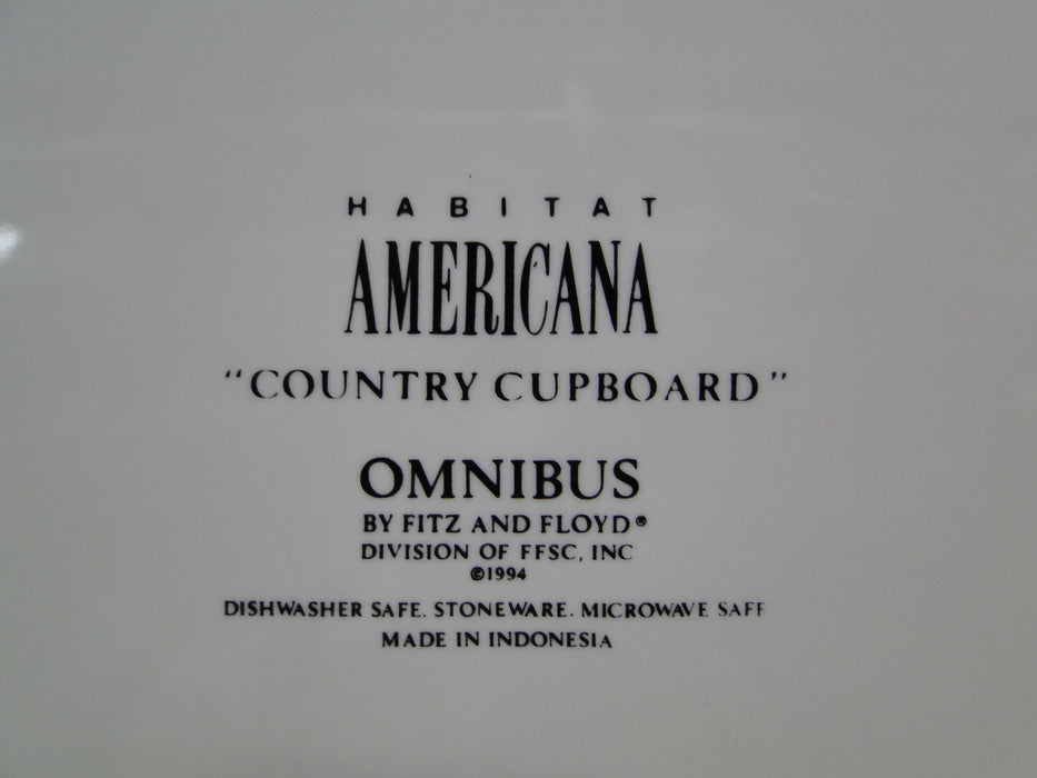 Fitz & Floyd Country Cupboard Habitat Americana: Salad Plate (s), 7 3/4"