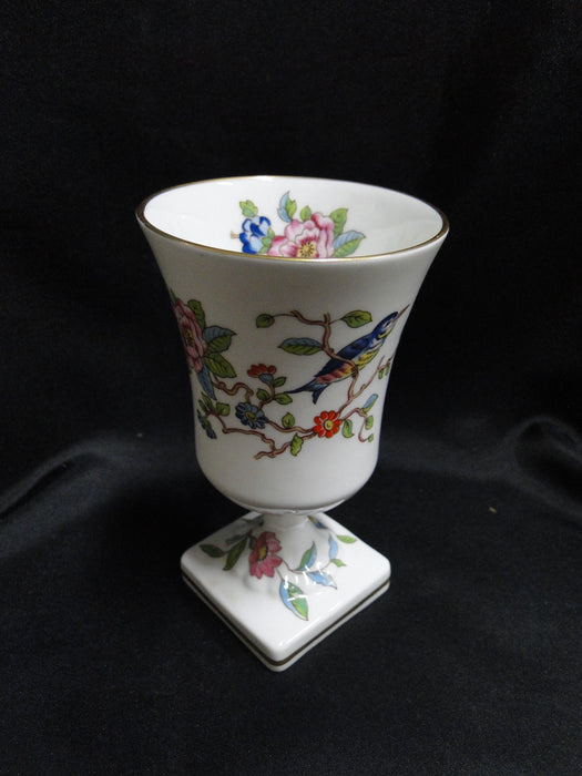 Aynsley Pembroke, Bird & Florals: Pedestal Vase (s), 4 3/4" Tall