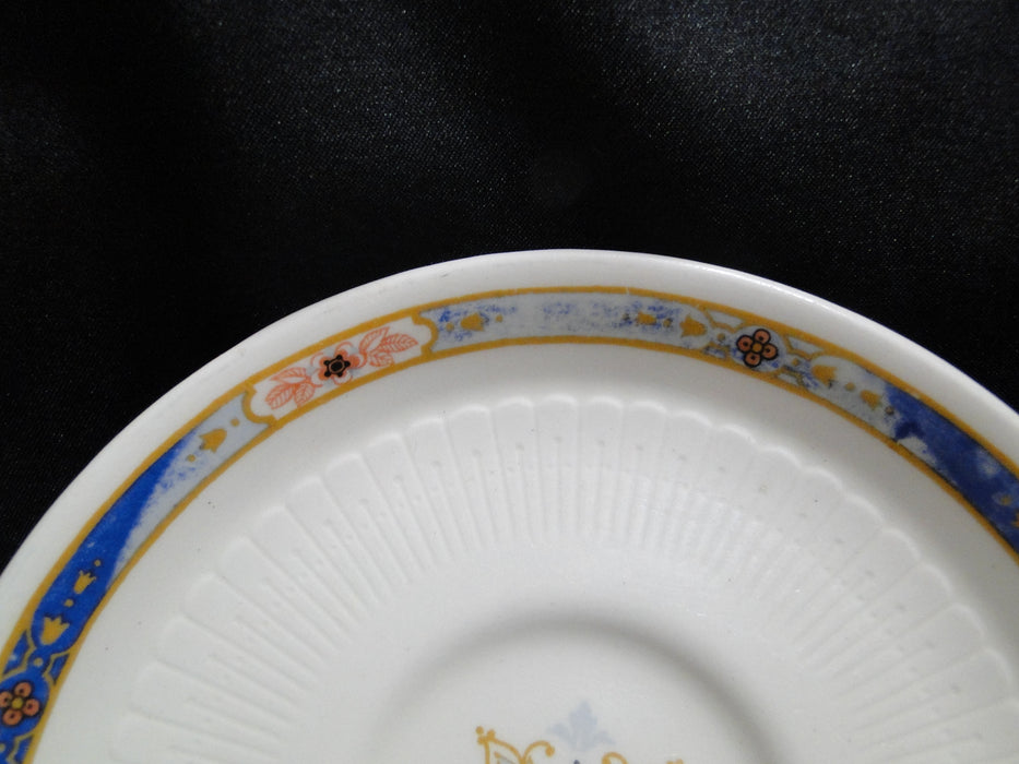 Wedgwood Pembroke, Blue Band, Ivory: 5 5/8" Saucer (s) Only, No Cup