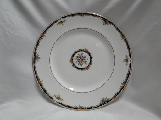 Wedgwood Osborne, White w/ Florals, Black Dots: Dinner Plate (s), 10 3/4"