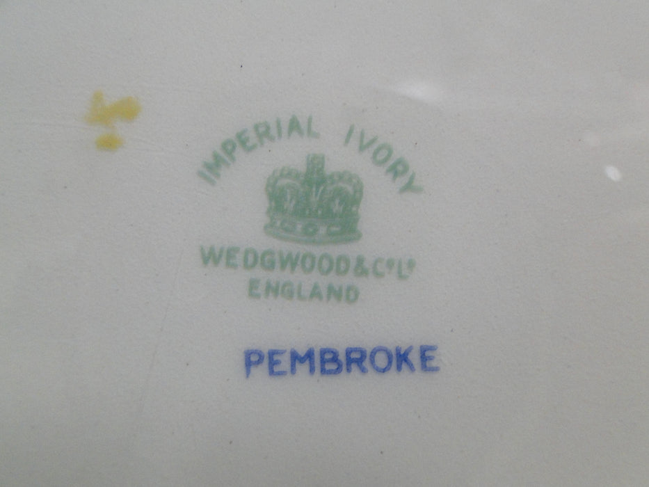 Wedgwood Pembroke, Blue Band, Ivory: Dinner Plate (s), 10 1/4"