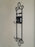 Tripar Augusta Vertical Black Display Rack for Two 6 1/2" - 8 1/4" Plates, 25"