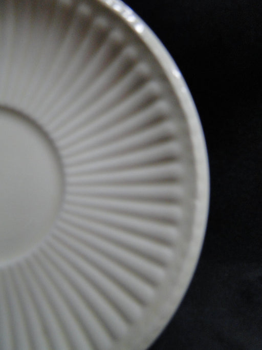 Wedgwood Edme, Ribbed Rim, Off White: 5 3/4" Saucer (s) Only, No Cup