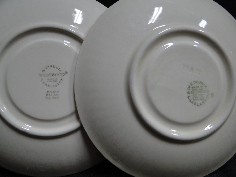 Wedgwood Edme, Ribbed Rim, Off White: Cup & Saucer Set (s), 2 3/4" Tall