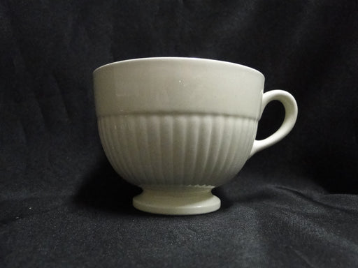 Wedgwood Edme, Ribbed Rim, Off White: Cup & Saucer Set (s), 2 3/4" Tall