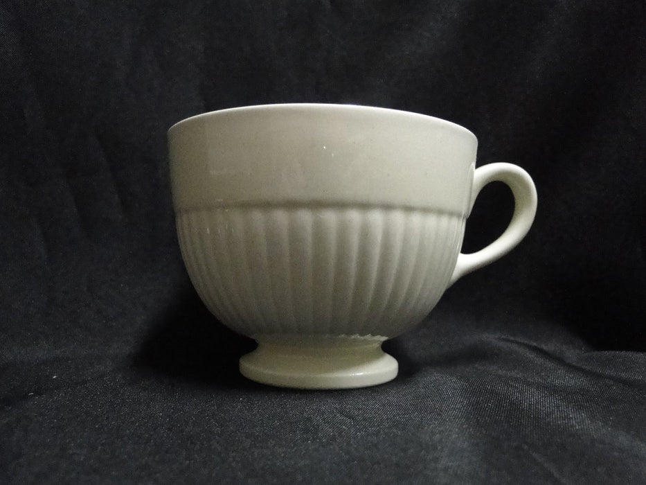 Wedgwood Edme, Ribbed Rim, Off White: Cup & Saucer Set (s), 2 3/4" Tall