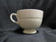 Wedgwood Edme, Ribbed Rim, Off White: Cup & Saucer Set (s), 2 3/4" Tall
