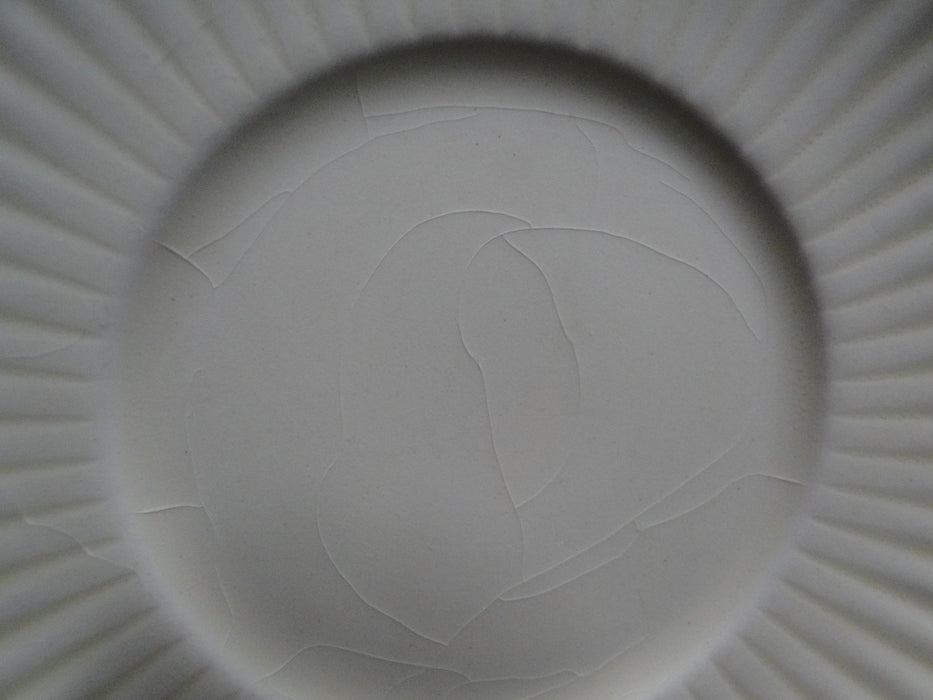 Wedgwood Edme, Ribbed Rim, Off White: Cup & Saucer Set, 2 3/4", As Is