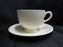 Wedgwood Edme, Ribbed Rim, Off White: Cup & Saucer Set, 2 3/4", As Is