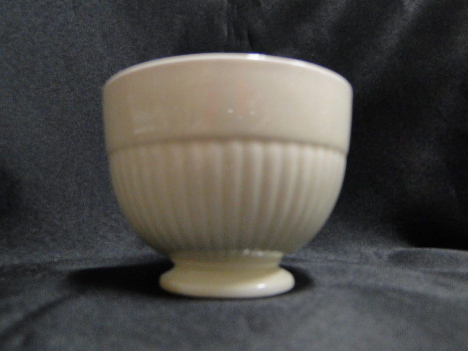 Wedgwood Edme, Ribbed Rim, Off White: Cup & Saucer Set, 2 3/4", As Is