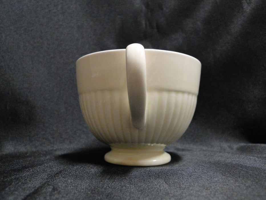 Wedgwood Edme, Ribbed Rim, Off White: Cup & Saucer Set, 2 3/4", As Is