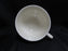 Wedgwood Edme, Ribbed Rim, Off White: Cup & Saucer Set, 2 3/4", As Is