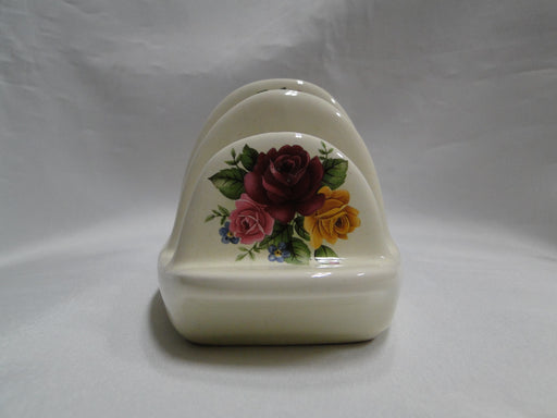 Royal Caldone, Red, Yellow & Pink Roses on Cream: 4-Slot Toast Server