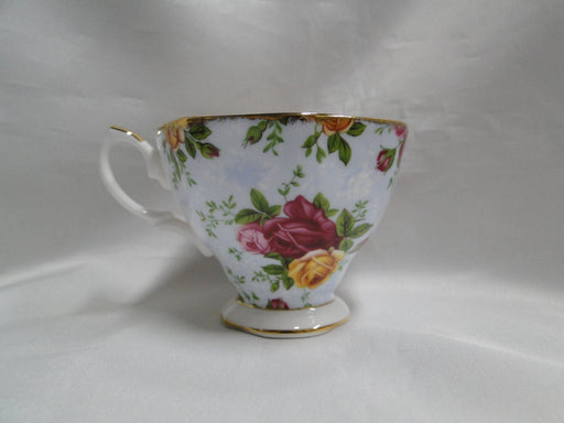 Royal Albert Old Country Roses Blue Damask: Cup & Saucer Set, 2 3/4"