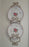 Bard's Vertical Gold Metal Display Rack for 2 9.75" - 7.75" Plates 26.75", As Is