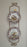 Bard's Vertical Gold Metal Display Rack for 2 9.75" - 7.75" Plates 26.75", As Is