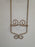 Bard's Vertical Gold Metal Display Rack for 2 9.75" - 7.75" Plates 26.75", As Is
